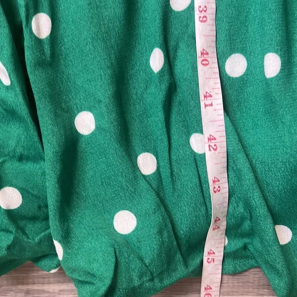 NEW & Other Stories Polka Dot Midi Wrap Dress - Picture 13 of 14